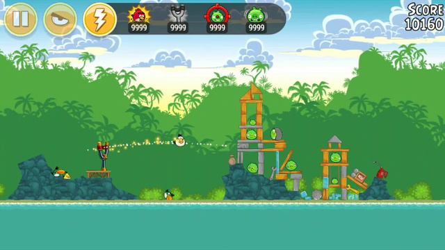 Angry Birds 2.3.0 iPhone Android port gameplay смотреть онлайн