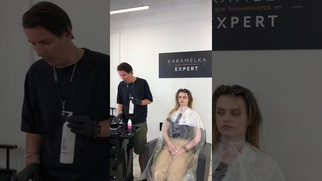 Растяжка цвета на бренде Ollin. смотреть онлайн