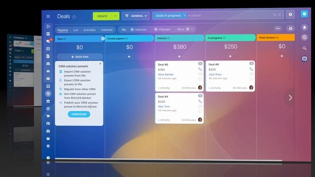 Transfer CRM settings смотреть онлайн