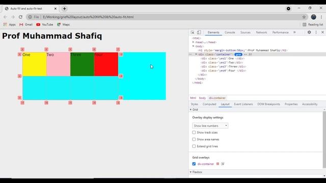 How to use Grid Auto- fill & Grid Auto -fit in CSS|Grid Auto Fill & Fit| tutorial in Urdu & Hindi. смотреть онлайн