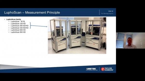 3D Non-Contact Optical Profilometer | Introduction to LUPHOScan Ranges | Taylor Hobson Webinar