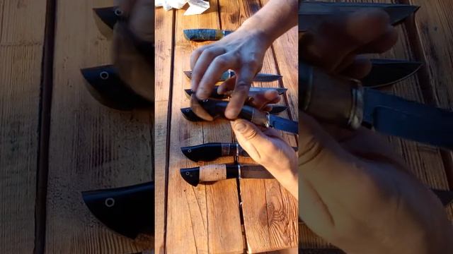 Выставка ножей по наличию! Шикарные универсальные ножи из дамасской стали по хорошей цене!!! Продан