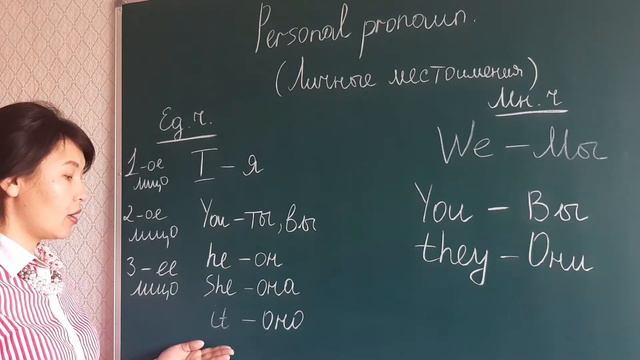 He, She, It. Personal pronoun. Личные местоимения смотреть онлайн