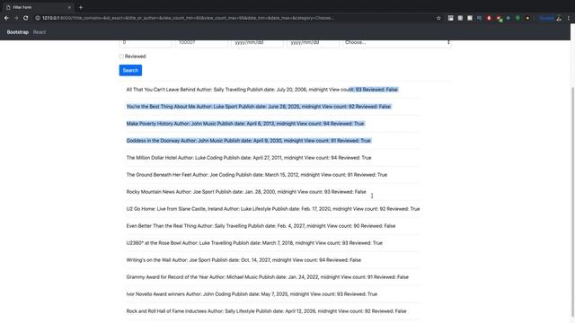 Build A Dynamic Filtering Form With Django // 7 - Filtering By Category And Review