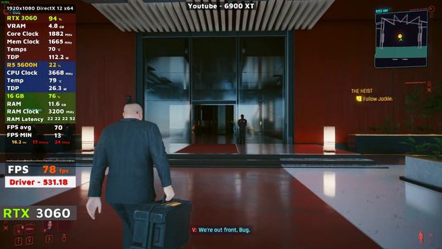 Cyberpunk 2077 | RTX 3060 | 1080p Ultra Settings | Erazer P25 Gaming Laptop смотреть онлайн