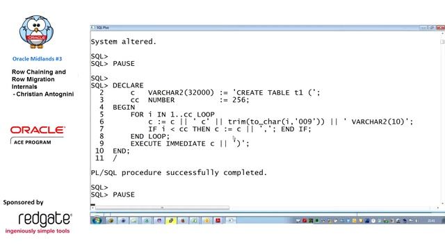 Oracle Midlands #3: Row Chaining and Row Migration Internals - Christian Antognini смотреть онлайн