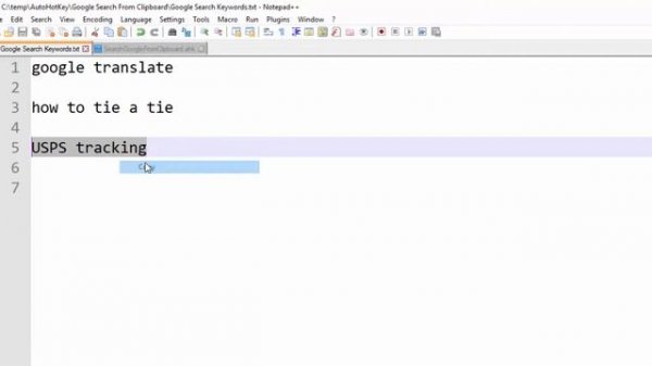 AutoHotkey - AHK - Search Google from Clipboard