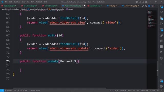 #6 Ads Watching : Build a Professional Laravel Project Edit and Update ads смотреть онлайн