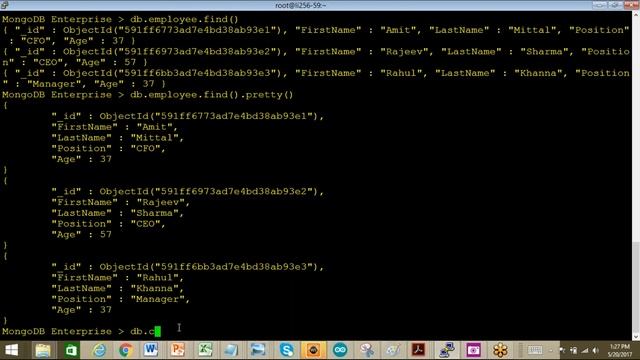 1 MongoDB Views смотреть онлайн