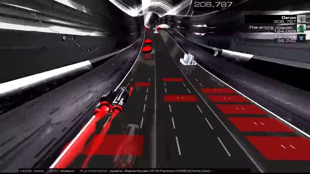 Apashe Battle Royale VIP [Audiosurf 2] смотреть онлайн