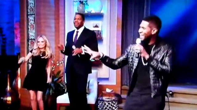 Usher Doing Michael jackson Rock With You on Live Karaoke смотреть онлайн