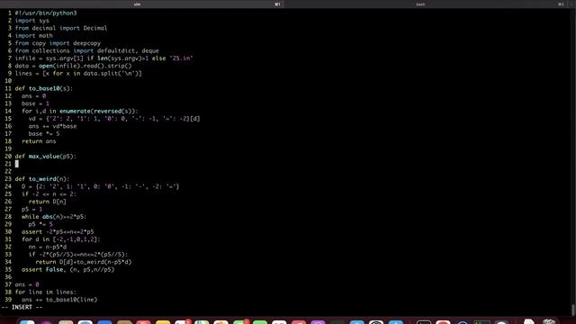 Advent of Code 2022 - Day 25 смотреть онлайн