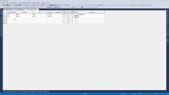 XG5000 Project Design & Planning - Memory & Data Types