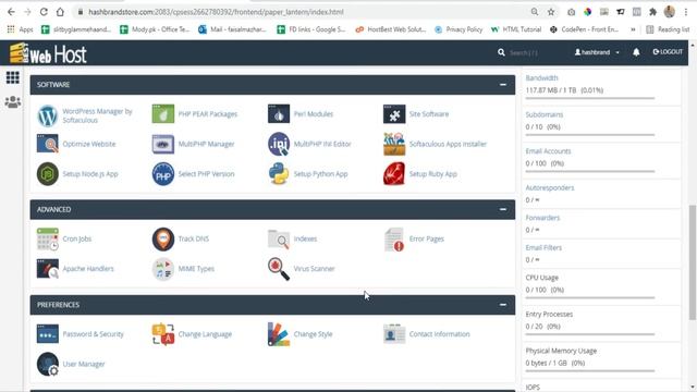 Introduction To The cPanel Interface in Urdu/Hindi | What is cPanel? | cPanel Tutorial смотреть онлайн