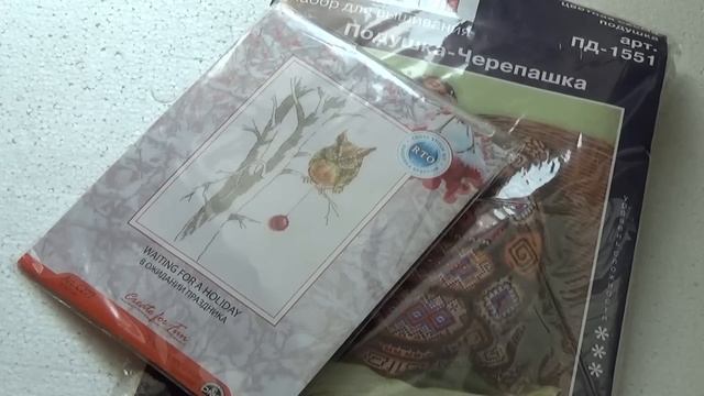 Подарки от интернет-магазина "Мир вышивки". Обзор набора от РТО "В ожидании праздника" смотреть онлайн