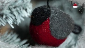 СУХОЕ ВАЛЯНИЕ. Как сделать снегиря из овечьей шерсти. Игрушки из шерсти методом сухое валяние