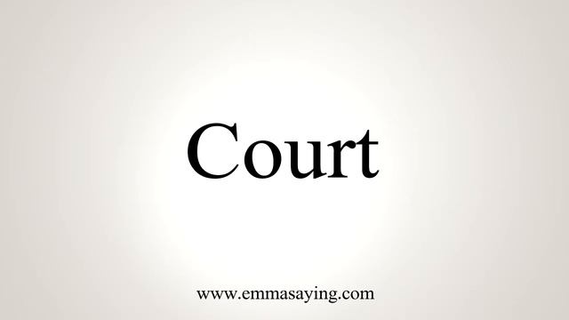 How To Say Court смотреть онлайн