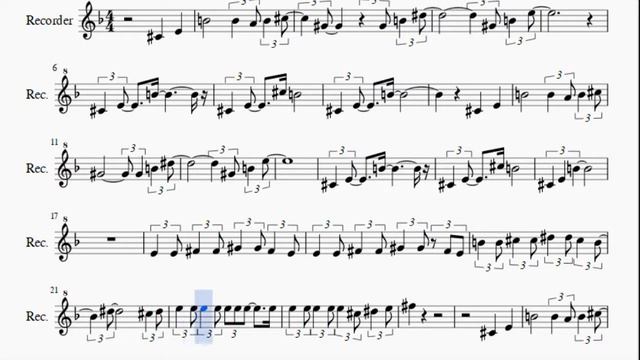 Recorder Sheet Music: How to play Close To You by The Carpenters смотреть онлайн