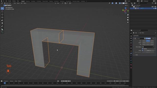 Как сделать арку Blender. Быстрое создание правильной арки. How to make an arch in Blender смотреть онлайн