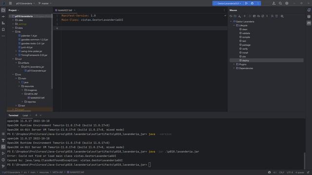 Java Curso: 523 Intentando Resolver el Error de Clase No Encontrada (ClassNotFoundException) смотреть онлайн