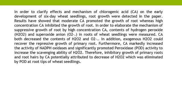 Hydrogen Peroxide Involved in Tip Growth of Wheat TriticumAestivum Root Hairs by High Concentration смотреть онлайн