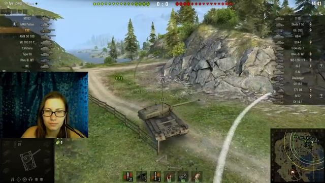 World of Tanks! Фарм серебра и может опыта на пути к T110E4))))) С вами Рия Го смотреть онлайн