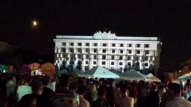 Лазерное шоу на день города Харьков 23.08.2019 смотреть онлайн