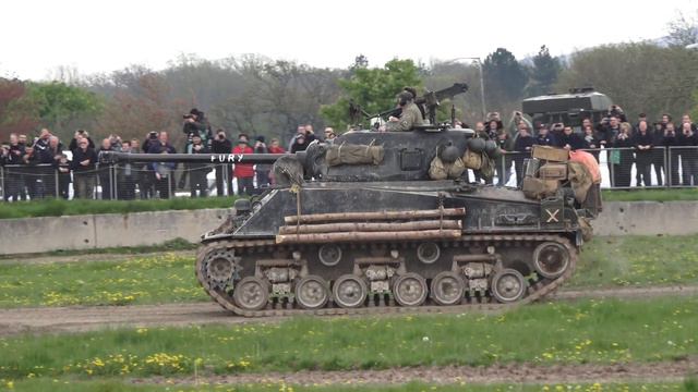 The 'Fury' Sherman Tank - Tiger Day - Tank Museum, Bovington смотреть онлайн