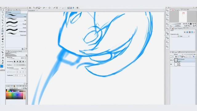 #03 Уроки Clip Studio Paint (Грубый набросок) смотреть онлайн