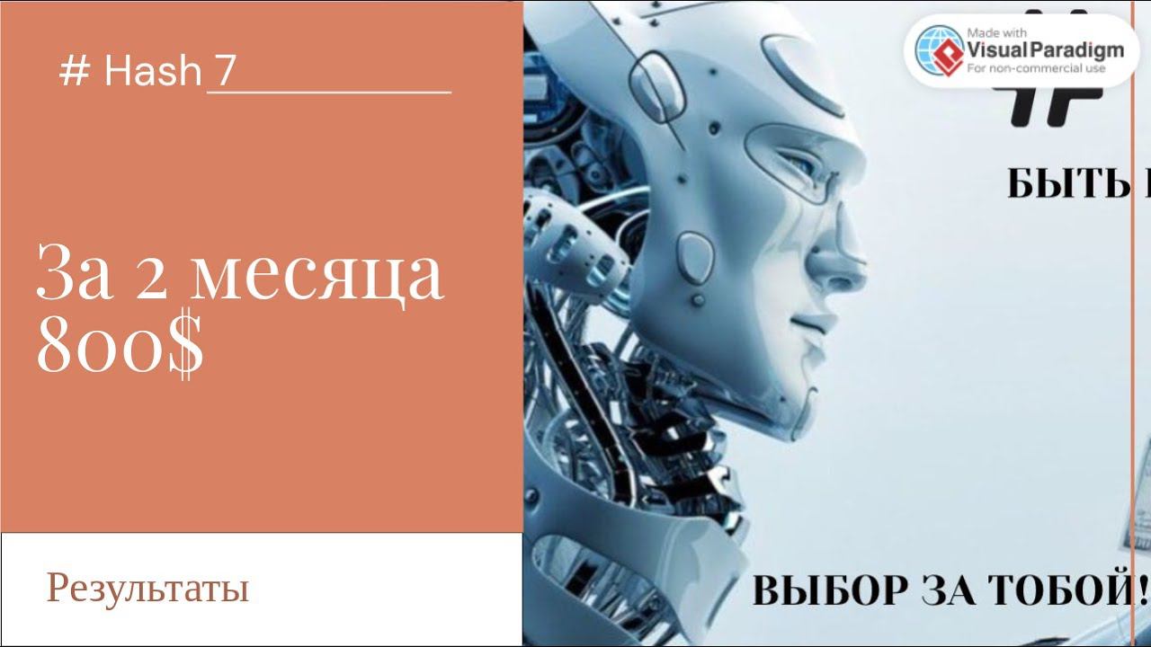 За 2 месяца роботом Hash7 заработано 800$ смотреть онлайн