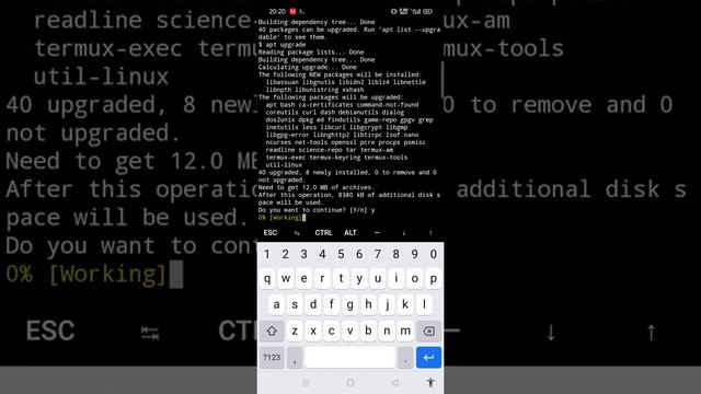 termux update error fix смотреть онлайн