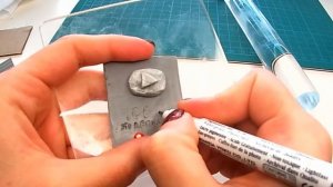 Как слепить кнопку ютуб серебряную кнопку,  золотую кнопку, логотип YouTube