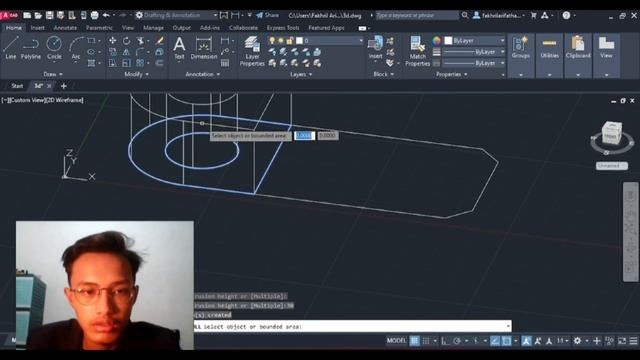 MEMBUAT 3D VISUAL SEDERHANA DENGAN AUTOCAD | TUGAS GAMBAR TEKNIK смотреть онлайн