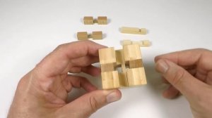 Wooden Burr Puzzle Cube Solution - 12 Piece Cube Puzzle