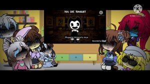 Undertale react to Bendy's song/Реакция Андертейл на песню Бенди/GachaClub/Rus|Eng