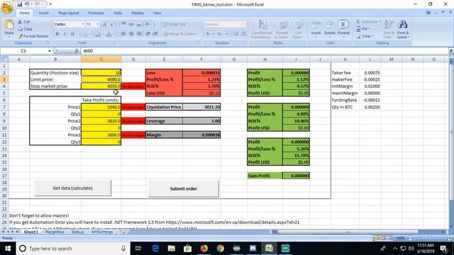 Free Bitmex Excel Trading Tool - by T4NG смотреть онлайн