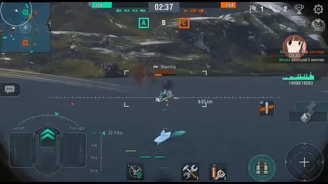 World of Warships Blitz - Omaha USS Gameplay смотреть онлайн