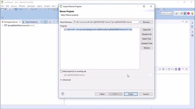 Spring RabbitMQ Producer Consumer applications смотреть онлайн