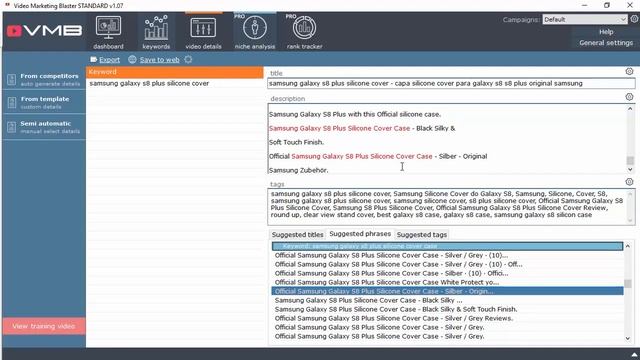 Video Marketing Blaster Video Details Module SEO analisis смотреть онлайн