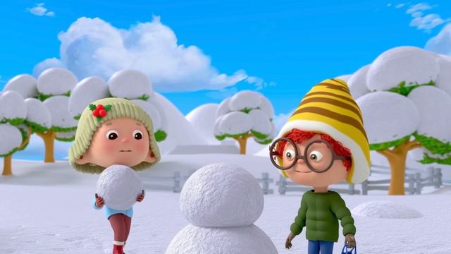 Faisons Un Bonhomme De Neige ! ☃️❄️ | Chanson D'Hiver Pour Enfants | HeyKids En Français