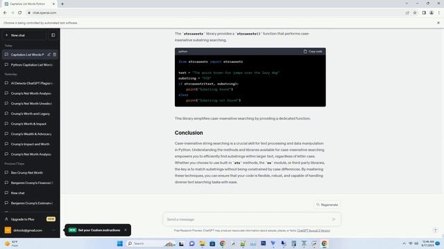 Python str contains case insensitive смотреть онлайн