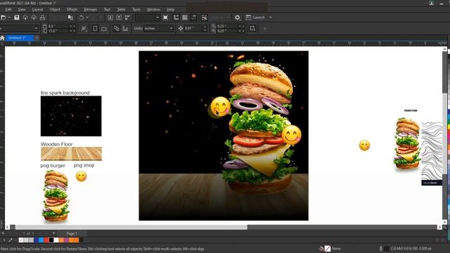 How to Make a Fast Food Social Media Post Design -CorelDRAW 2022 Tutorial For Beginners- Ahsan Sabr смотреть онлайн