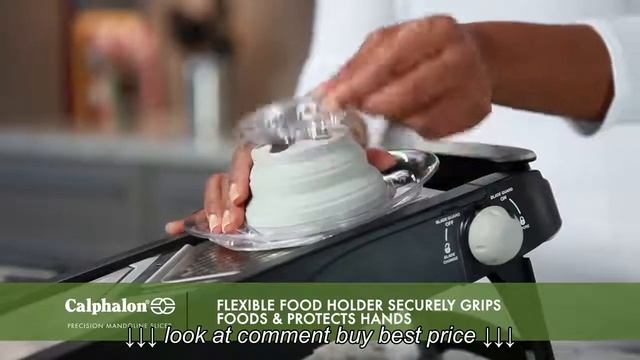 Calphalon Precision Mandoline Safety and Cleaning Tutorial смотреть онлайн