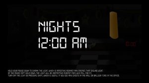 FNAS 3: Reburned(Full Game) - Nights 1/6 + Bad & True Ending Complete.