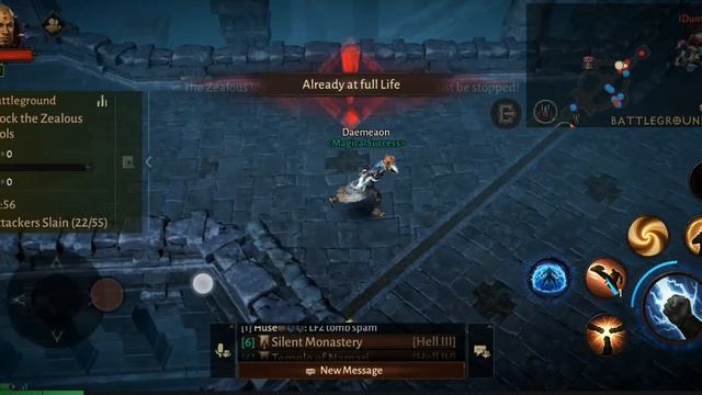 diablo Immortal - pvp monk(PvE build) смотреть онлайн