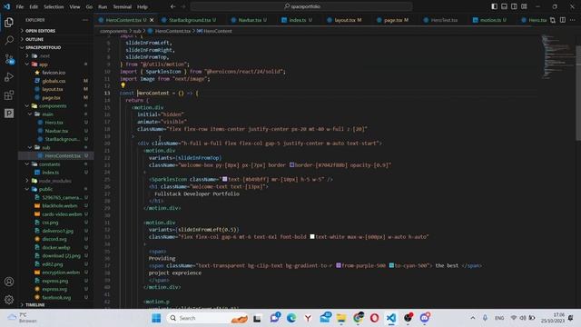 Build and Deploy animated Portfolio Website with Next.js and Framer Motion смотреть онлайн