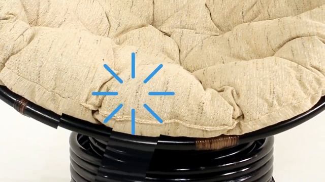 Плетеное кресло качалка Папасан смотреть онлайн