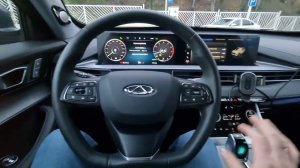 CHERY tiggo 7 pro max awd ультимейт на 32 Gb. Подробный разбор функций дисплея и салона.