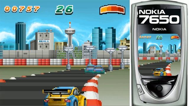 Racing Fever 1 JAVA GAME from Nokia 7650 (Sumea 2002 year) смотреть онлайн