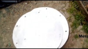 Бочонок из шин для посадки корней хрена